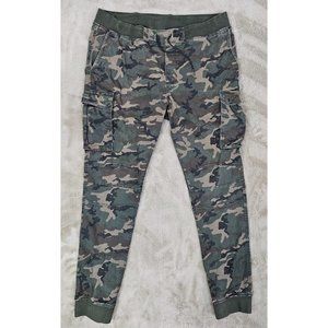 Divided H&M Tactical Streetwear Camo Drawstring Cargo Pants